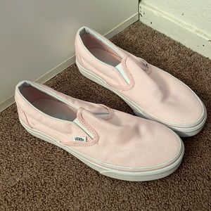 Light Pink Slip on Vans